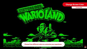 Aby zmienić kolor ekranu, użytkownicy będą musieli zdjąć czerwoną osłonę soczewki Nintendo Virtual Boy. (Źródło obrazu: Nintendo)