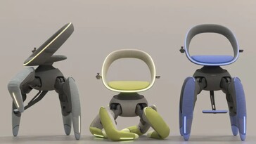 Autonomiczny fotel czworonożny Walk Me firmy Toyota (źródło zdjęcia: Toyota)