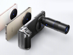 Vivo X300 Pro z dołączonym zestawem akcesoriów do aparatu. (Źródło zdjęcia: Vivo - edytowane)