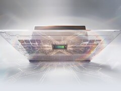 Artystyczny render układu SoC Nvidia RTX Spark.