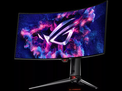 ROG Swift OLED PG34WCDM to pierwszy na świecie 34-calowy monitor OLED i 240 Hz. (Źródło obrazu: ASUS)