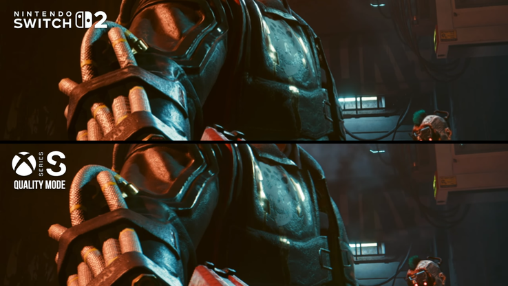 Switch 2 vs Xbox Series S. (Źródło obrazu: Digital Foundry)