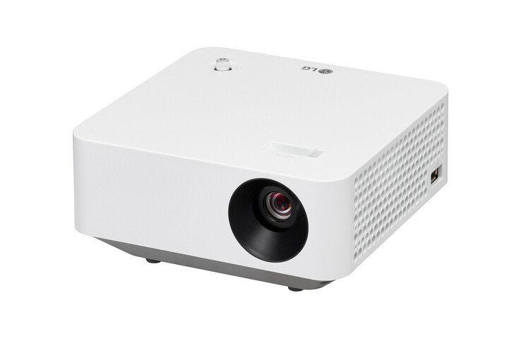 Przenośny projektor LG PF510Q CineBeam Smart. (Źródło obrazu: Apple)