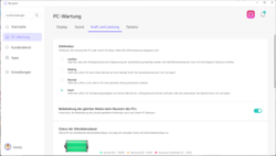 Ustawienia wydajności MyGram