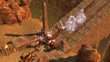 Na zdjęciu: Zrzut ekranu z gry Titan Quest Anniversary Edition.