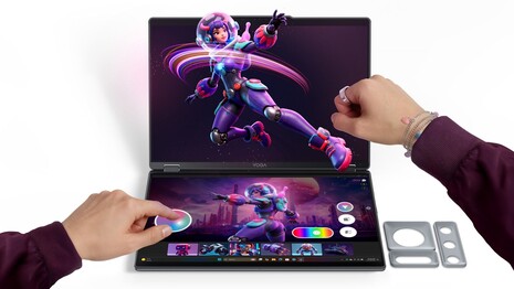 Yoga Book Pro 3D - sterowanie gestami