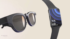 Nowy projekt referencyjny bransoletki AR, z parą okularów Goertek. (Źródło: Goertek)