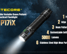 Nitecore P17iX oferuje te same funkcje co P27iX, tylko z mniejszą głowicą