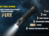 Nitecore P17iX oferuje te same funkcje co P27iX, tylko z mniejszą głowicą