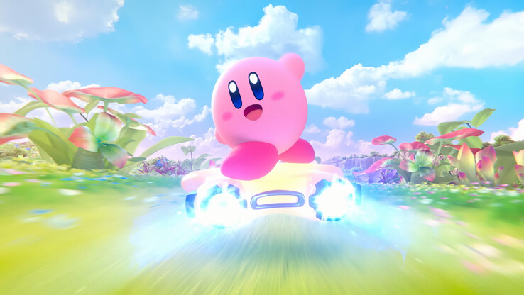 Kirby w nadchodzącej grze Kirby Air Riders Switch 2 (źródło obrazu: Nintendo of America)