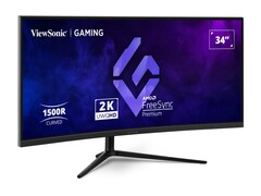 Monitor do gier VX3418C-2K jest zakrzywiony i ultraszeroki (źródło obrazu: ViewSonic)