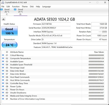 ATA SE920 współpracuje z PCIe 4.0 x4