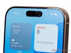 Dynamiczna wyspa może pozostać bez zmian w iPhone&#039;ach z serii 17. (Źródło obrazu: Notebookcheck)