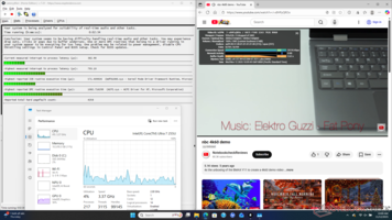 LatencyMon nie wykazuje żadnych spadków klatek podczas odtwarzania wideo 4K60 i żadnych poważnych problemów z DPC