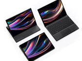 One-Netbook 5 obsługuje różne pozycje, podobnie jak seria Surface Laptop Studio. (Źródło obrazu: One-netbook via Minixpc)