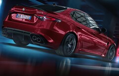 Napędzana silnikiem ICE Alfa Romeo Giulia Quadrifoglio ma zostać zastąpiona przez elektrycznego następcę w 2025 roku (Image: Alfa Romeo)