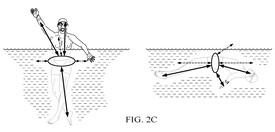 Patent bada oczekiwane i nieregularne ruchy w wodzie w celu wykrycia sytuacji awaryjnej (Źródło obrazu: US PTO)