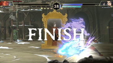 Na zdjęciu: Zrzut ekranu z rozgrywki z gry „Avatar Legends: The Fighting Game”.