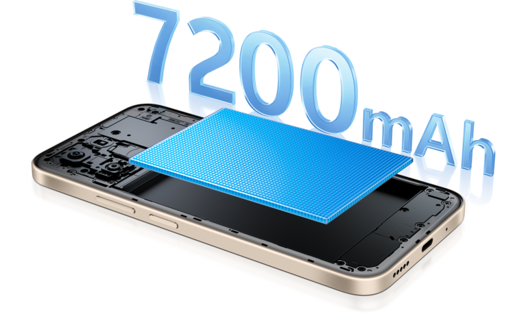 Vivo T5 4G posiada baterię o pojemności 7 200 mAh