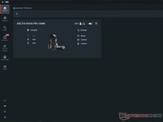 Ekran główny SteelSeries GG.