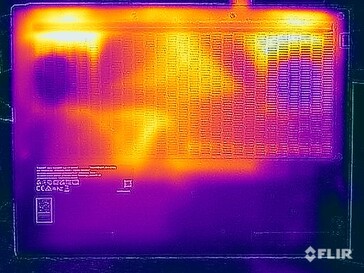 Test naprężeń temperatury powierzchni (dół)