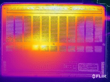 Test naprężenia temperatury powierzchni (dół)