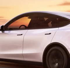Tesla Model Y pokazujący klamki drzwi (źródło zdjęcia: Tesla)