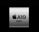 Apple Logo chipu A19 Pro w kolorze srebrnym (źródło obrazu: Apple)