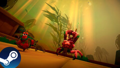 Zrzut ekranu z gry Another Crab's Treasure przedstawiający środowisko i rozgrywkę. (Źródło obrazu: Steam - edytowane)