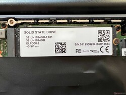 Dysk SSD M.2 2280 jest podłączony przez PCIe 4.0.
