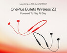 OnePlus Bullets Wireless Z3 (na zdjęciu) zostanie wprowadzony na rynek jako następca OnePlus Bullets Wireless Z2 z 2022 roku. (Źródło zdjęcia: OnePlus)