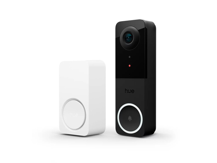Inteligentny dzwonek Philips Hue Secure (po lewej) i przewodowy wideodomofon Secure (po prawej). (Źródło zdjęcia: Philips Hue)