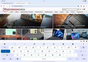 Oppo Pad 4 Pro: Domyślna klawiatura