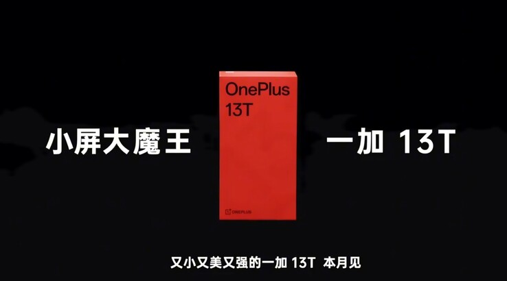 Mały ekran, wielki diabeł. OnePlus 13T. (Źródło obrazu: OnePlus)