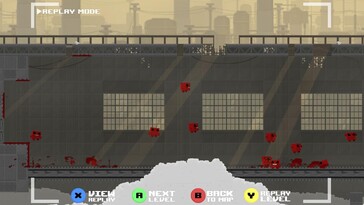 Na zdjęciu: Zrzut ekranu z gry Super Meat Boy.