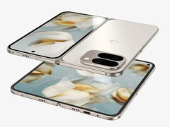 Wygląda na to, że Google nie wprowadził prawie żadnych zmian wizualnych w swoim nowym składanym urządzeniu. (Źródło zdjęcia: Android Headlines & OnLeaks)