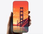 Render z 2023 roku przedstawiający iPhone'a bez ramek, który wygląda jak tafla szkła. (Źródło obrazu: Ice Universe on X)