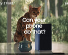 Samsung Galaxy Z Fold 7 teaser wideo rzuca jabłko na Apple. (Źródło obrazu: Samsung | edytowane przez Notebookcheck)