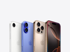 Obraz promocyjny przedstawiający aparaty dla wszystkich wariantów iPhone&#039;a 16 na szarym tle. (Źródło obrazu: Apple)
