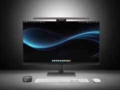 Komputerowa lampa biurkowa BenQ ScreenBar Halo 2 zapewnia nieoślepiające oświetlenie o bardzo dokładnych kolorach. (Źródło zdjęcia: BenQ)