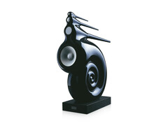 Zdjęcie promocyjne słynnego głośnika podłogowego Nautilus firmy Bowers &amp;amp; Wilkins na białym tle. (Źródło zdjęcia: Bowers &amp;amp; Wilkins)