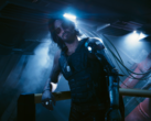 Zrzut ekranu przedstawiający Keanu Reevesa jako Johnny'ego Silverhanda w Cyberpunk 2077 (źródło obrazu: SteamDB)