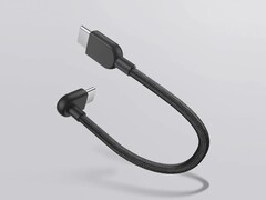 Pleciony kabel Xiaomi 3A USB-C na USB-C (10 cm) (na zdjęciu) zostanie wydany na całym świecie. (Źródło zdjęcia: Xiaomi)