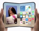 Dwie dłonie trzymają po jednym iPhonie Duo — jeden jest złożony, a drugi rozłożony