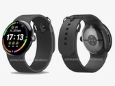 Do tej pory pojawiły się jedynie rendery oparte na CAD przedstawiające Pixel Watch 4. (Źródło obrazu: Android Headlines &amp; OnLeaks)