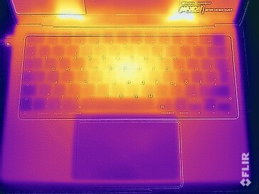 Badanie naprężenia temperaturowego powierzchni (strona górna)