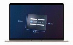 MacBook Air osiąga większą wydajność dzięki AirJet Mini. (Zdjęcie: Apple / Frore Systems, edytowane)