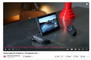 Stary interfejs odtwarzacza wideo YouTube (źródło obrazu: Kristen Spradiln / Notebookcheck)