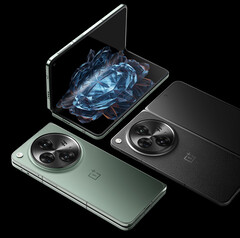 OnePlus Open w wykończeniach Emerald Dusk i Voyager Black. (Źródło zdjęcia: OnePlus)