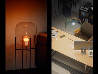Standardowe żarówki Philips Hue A19 na wystawie (źródło obrazu: Signify-Philips Hue PR)